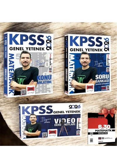Ilyas Güneş 2026 Kpss Matematik Video Ders Notları-2026 Kpss Matematik Soru Bankası-konu Anlatımı