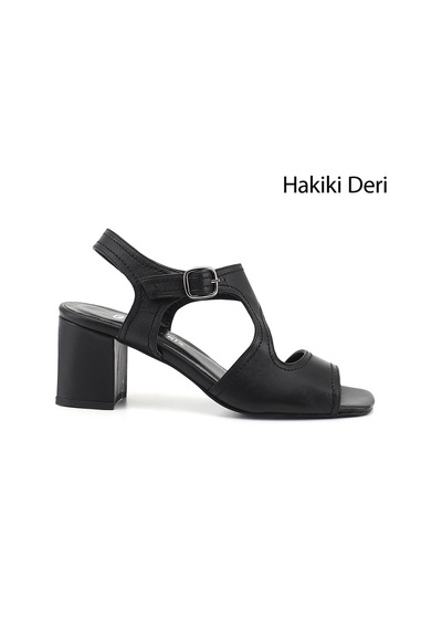 Gönderi(R) Gönderi R Kadın Siyah Kalın Topuklu Arkası Açık Hakiki Deri Sandalet Dyza84735854 Gönderi(R) Gönderi R Kadın Siyah Kalın Topuklu Arkası Açık Hakiki Deri Sandalet Dyza84735854