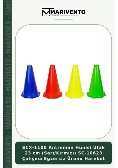 Scx-1100 Antreman Hunisi Ufak 23 Cm Sarı/kırmızı Sc-10623 Çalışma Egzersiz Ürünü Hareket Belirtilmemiş