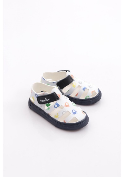 Benetton Bn-1400 Çocuk Sandalet Lacivert Monogram
