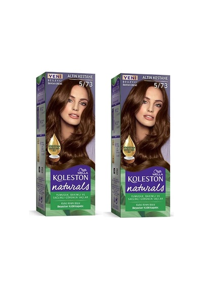 Jenerik Naturals Saç Boyası Altın Kestane 5/73 2x Paket