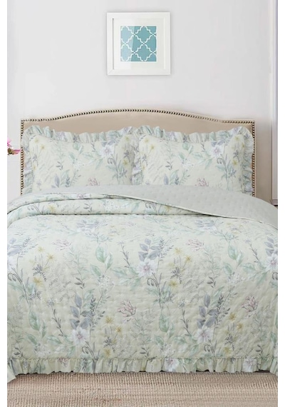 Breeze Orman Çiçekleri Çift Kişilik Yatak Örtüsü 240x260 Çok Renkli