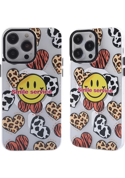 Newface Apple İphone 13 Pro Max Kılıf Apollo Magneticsafe Desenli Kapak - Apollo Şeffaf - 2