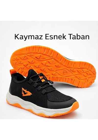 Papucumun Dünyası Günlük Çocuk Spor Ayakkabı Su İtici Dalgıç Kumaş Turuncu