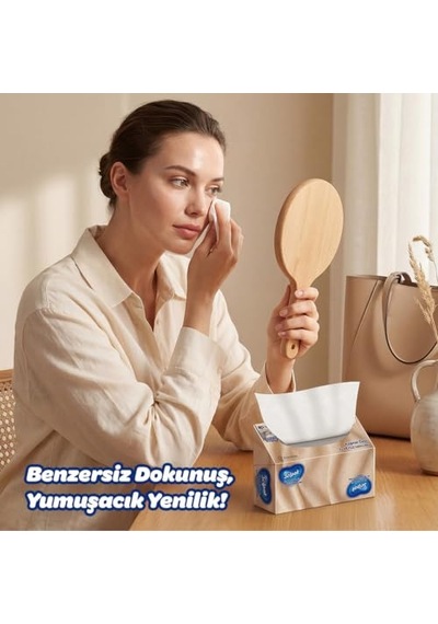 Selpak Kaşmir El Yüz Havlusu 80 Yaprak Açık Gri
