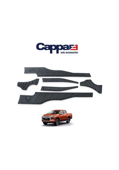 Cappafe Mitshubishi L200 Yarasa Kapı Kaplama 6 Parça 2019-› N11.3058