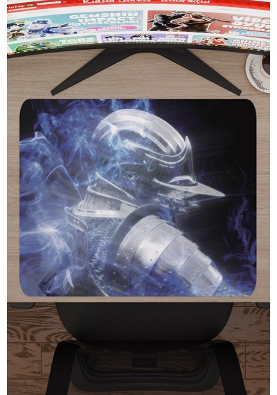 Demon's Souls Kaymaz Dikişli Kauçuk Oyuncu Mousepad V2 - 48x40 Xl Gaming Mouse Pad Fare Altlığı