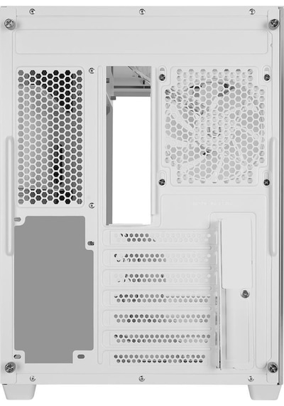 Rampage Loopy Beyaz 7 12cm Argb Fan Kontrolcü Temperli Cam Kumandalı Atx Mid-t Gaming Oyuncu Kasası