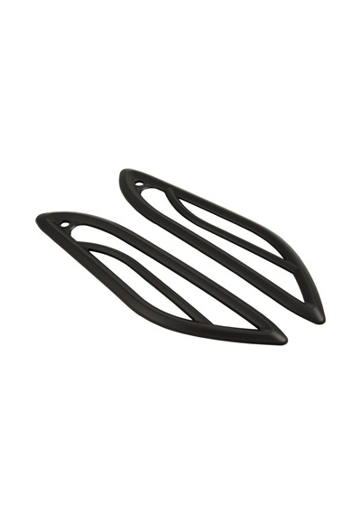 Vespa Primavera-sprint Dekoratif Arka Sinyal Kaplama Mat Siyah / Sıp