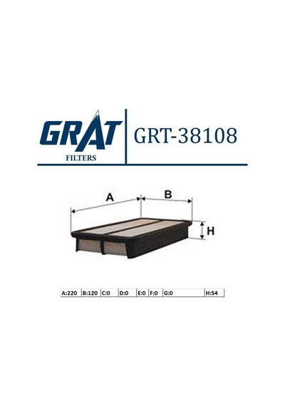Grat 38108 Hava Filtresi Picanto 0411 Dizel Fn3203