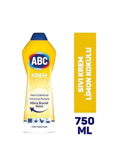 Abc Deterjan Sıvı Krem Limon 750 Ml