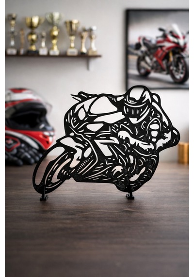 Motor Tutkunlarına Özel Motosiklet Dekor Ürünü Ev Ofis Bahçe Hediyelik Ninja