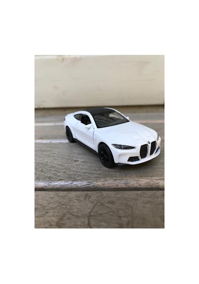 Welly Bmw M4 Diecast Metal Araba Beyaz 12 Cm 1/36 Model Araba