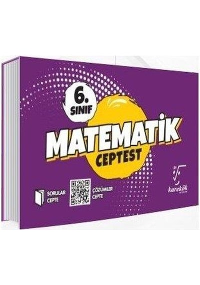 6.Sınıf Matematik Cep Test -  Karekök Eğitim Yayın