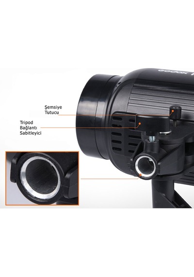 Godox E250 III W/S 3'lü 250 W Stüdyo Paraflaş SoftBox Kit