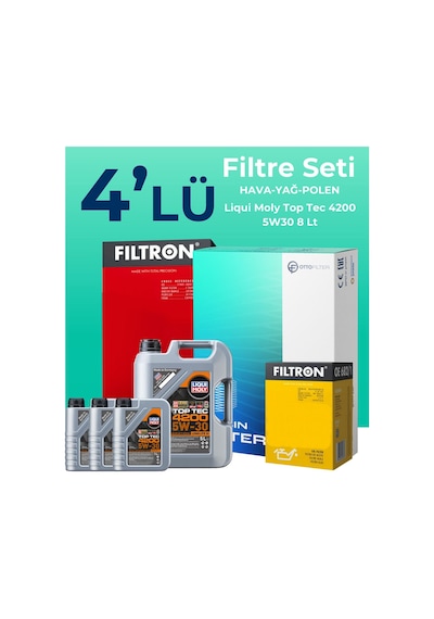 Mercedes Gl320 Dizel Filtre Bakım Seti Liqui Moly Motor Yağlı 2006-2010 4 Lü 8200BKMFLSHNGFL26081