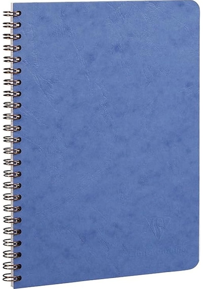 Clairefontaine Age Bag Wirebound A6 Kareli Defter Royal Blue 785924c