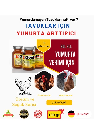 Tavuk Yumurtlatma Mix Rakipsiz Yumurtlamayan Tavuklara Son 100gr
