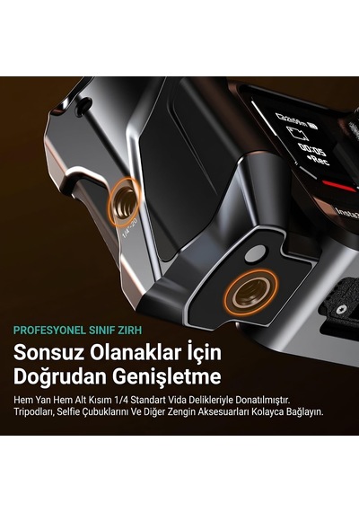 Insta360 Ace Pro 2 İle Uyumlu Quick Release Cnc Cage Dj10