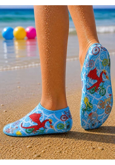 Gripptoes Kaymaz Damla Tabanlı Deniz&havuz Çorabı M1 Çok Renkli