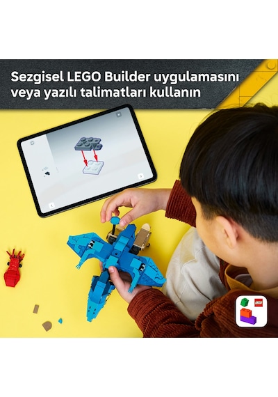 LEGO® Jurassic World Yavru Dinozor: Pteranodon 77977 - 7 Yaş ve Üzeri Çocuklar için Kalamar İçeren Oyuncak Yapım Seti (373 Parça)