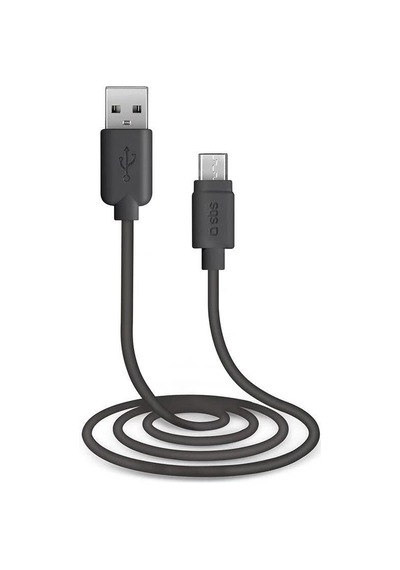 SBS 55468 LTHL200 MİKRO USB ŞARJ VE VERİ KABLOSU 1 MT. SİYAH