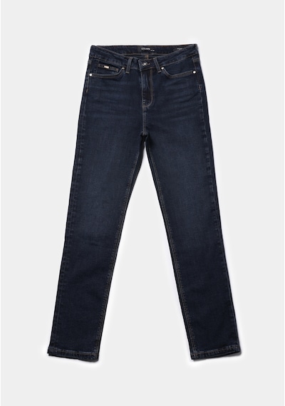 Colins Slim Fit Dar Paça Kadın Koyu İndigo Jean Pantolon Cl1077114 Q1.v1 Dn44618 Denim Colins Slim Fit Dar Paça Kadın Koyu İndigo Jean Pantolon Cl1077114 Q1.v1 Dn44618 Denim