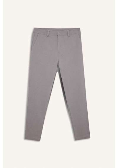 DeFacto Tailored Fit Normal Kesim Düz Paça Her Yöne Esneyen Yazlık Kumaş Pantolon -  C7508AX25SPGR370