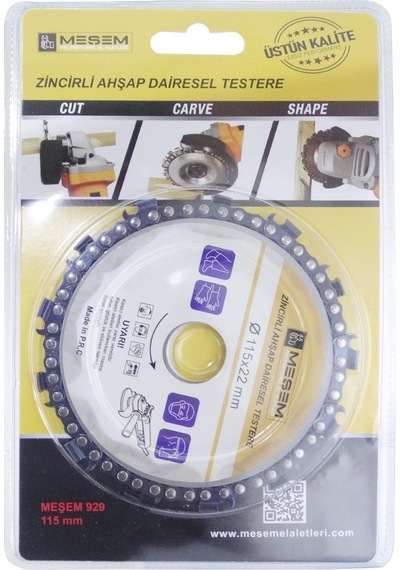 Meşem 929 Ahşap Oyma ve Kesme Diski  115Mm