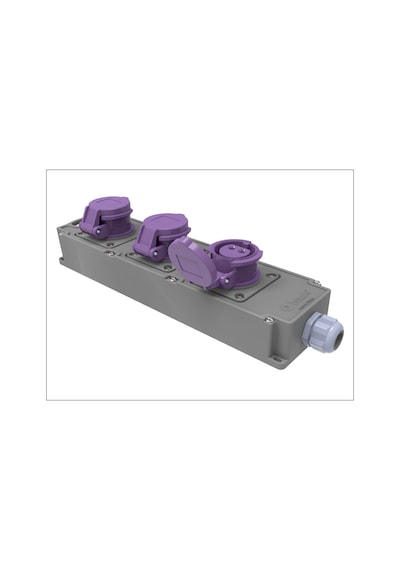 Bemis Cee Tri Box Grup Priz 2/32a. 24v. 1 Ad. + 2/16a. 24v. 2 Ad.