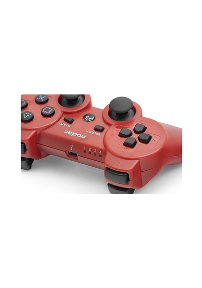 Bluetooth Gamepad Oyun Kolu Ps3 Uyumlu Kırmızı Nd600b Evimdeyokyok