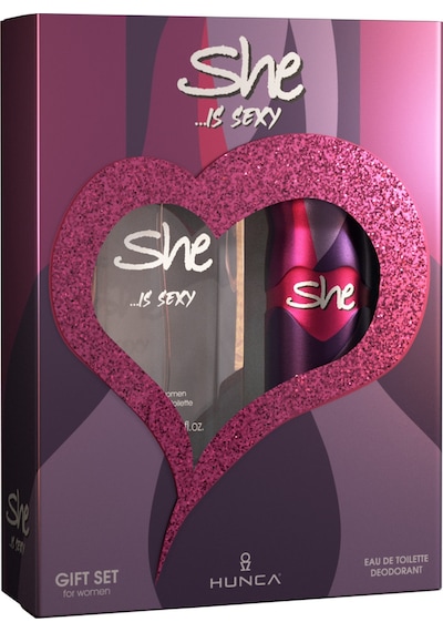She Sexy Kadın Parfüm Seti 50 Ml Edt + 150 Ml Deodorant Çiçek