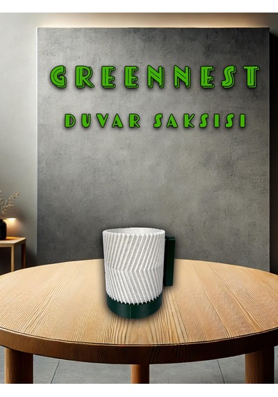 Greennest Mini Duvar Saksısı Sukulent Dekoratif Duvar Saksısı-8