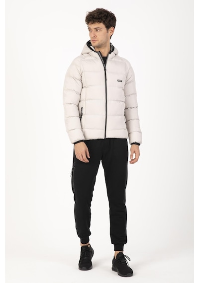 Maraton Sportswear Regular Erkek Kapşonlu Uzun Kol Basic Taş Rengi Mont 21259-taş Rengi Taş