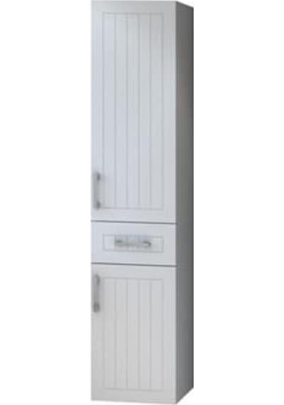 Denko Lotus 60 Cm Mdf Lake Banyo Dolabı Takımı + Boy Dolabı Beyaz