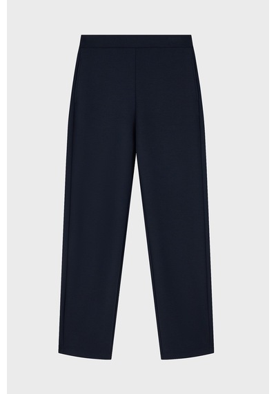 Emporio Armani Logolu Cepli Düz Paça Pantolon Kadın Pantolon Ew004728 Af25831 Mb136 Lacivert