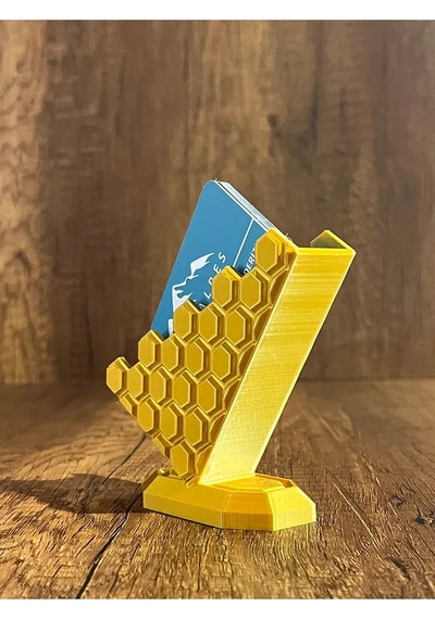 Modern Altıgen Kartvizitlik - Gold