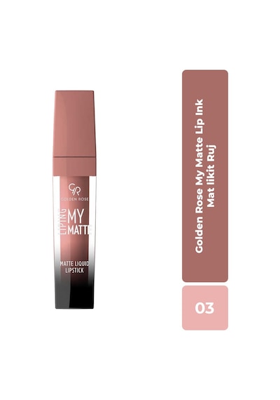 Golden Rose My Matte Lip Ink Mat Likit Ruj 03