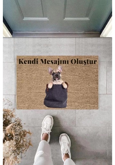 Dijital Baskı Kişiye Özel İç Kapı Dekorasyon Paspas Ps11216 Renkli