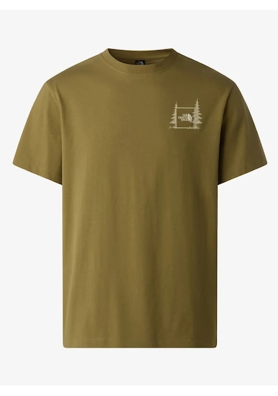 The North Face Nf0a8gqm-2el Camping Relaxed Short Sleeve Tee Erkek T-shirt Yeşil