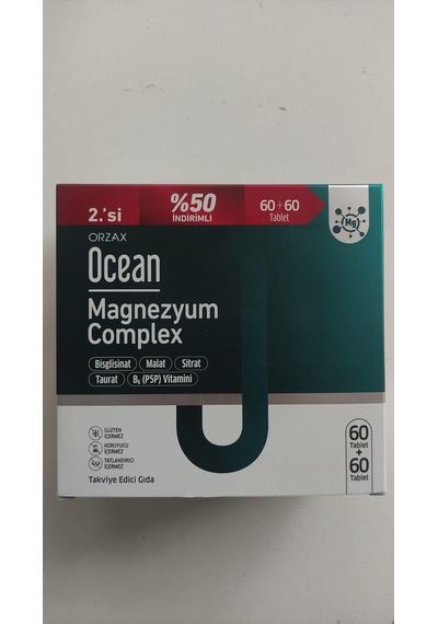 Ocean Magnezyum Complex 60+60 Tablet