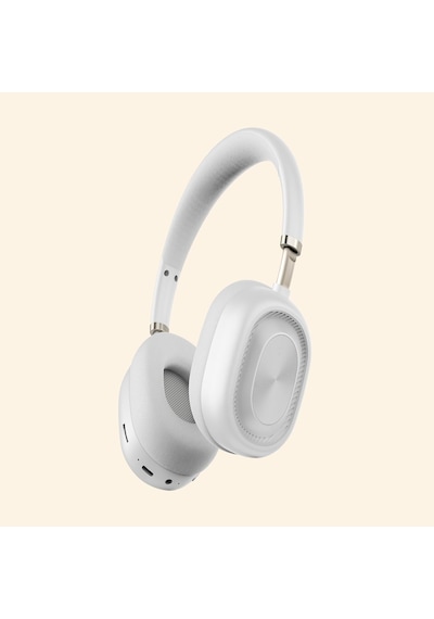 Super Bass Kulak Üstü Bluetooth Kulaklık Müzik Ve Radyo Keyfi Beyaz