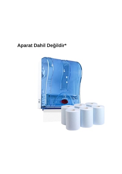 Wanda Soft Sensörlü/hareketli Kağıt Havlu 5 Kg 6'lı Paket - 2 Katlı, 21cm Yaprak Eni - 80m Rulo