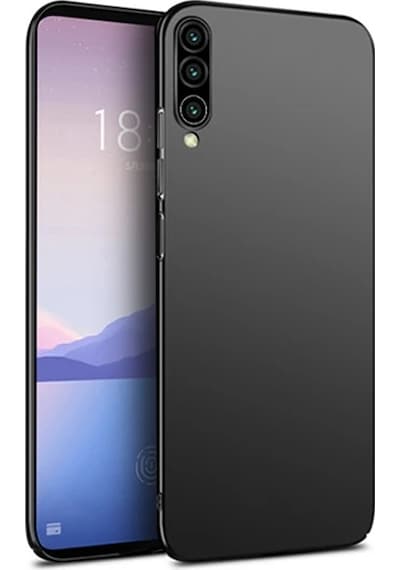 Meizu 16xs Kamera Korumalı Fit Silikon Kılıf- 5775 Siyah