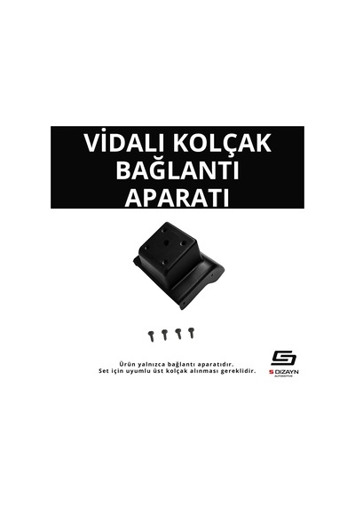 S-dizayn Seat Arona Vidalı Kol Dayama Kolçak Alt Adaptör 2017 Üzeri A+ Kalite