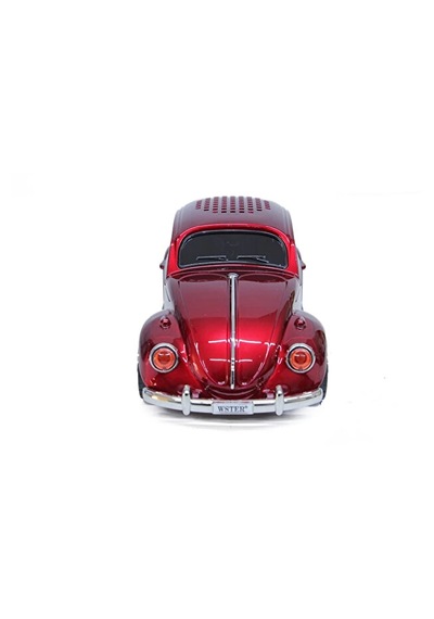 Beetle Araba Görünümlü Taşınabilir Bluetooth Hoparlör Ve Radyo Speaker -