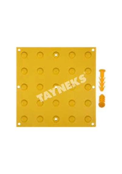 Uyarıcı Yüzey 30 X 30 Cm Sarı Termoplastik Poliüretan (Tpu)