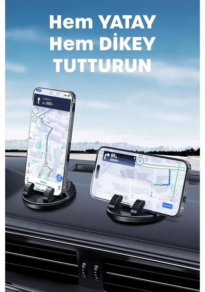 2 İn 1 Araç Park Telefon Numaratörü + Telefon Tutucu Parkmatik Araç Park Telefon Numarası Aparatı 2 Mixed