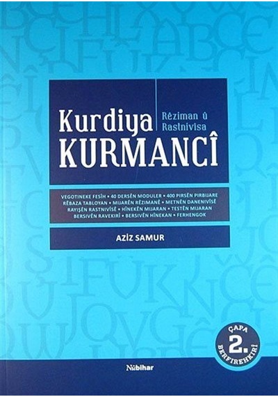 Kurdiya Kurmanci - Aziz Samur - Nubihar Yayınları