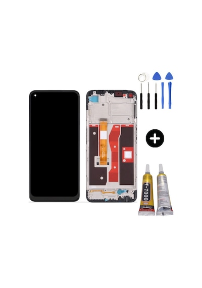 Te Oppo A55 4g Çıtalı Oled Lcd Dokunmatik Ekran + Montaj Seti